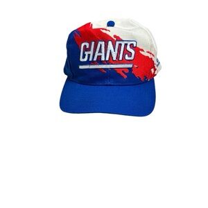 Vintage New York Giants Paint Splash Logo Athletic NFL Pro Line Hat